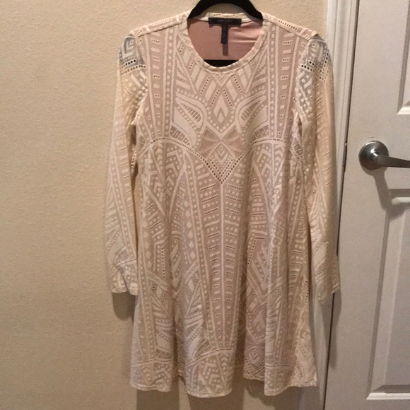 bcbg long sleeve gown
